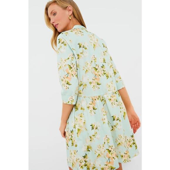 Tuckernuck Aqua Watercolor Royal Shirt Dress
NWT Size XS - Picture 4 of 11